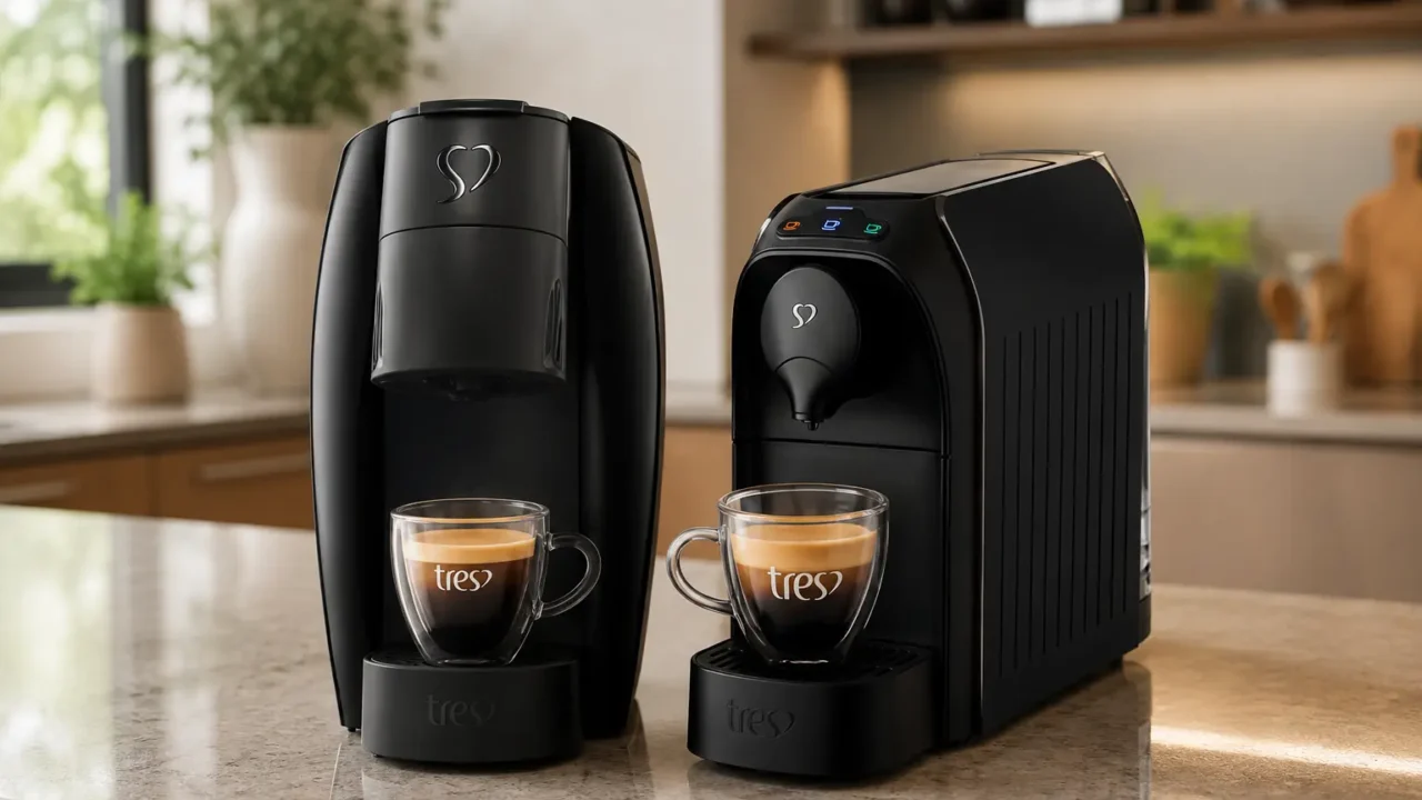 TRES Passione ou LOV: compacto ou mais recursos no café em cápsulas