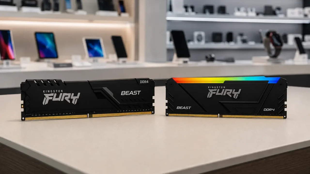 FURY Beast 16GB e FURY Beast RGB: diferença está no setup