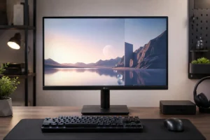 Monitor LG 24" e KTC 27" atendem públicos diferentes