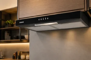 Suggar Slim 60cm: preto 110V ou prata 220V na cozinha