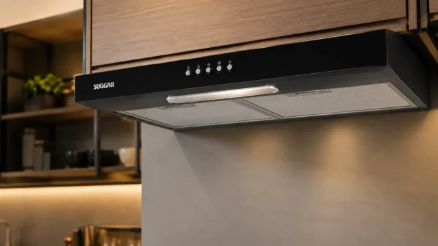 Suggar Slim 60cm: preto 110V ou prata 220V na cozinha