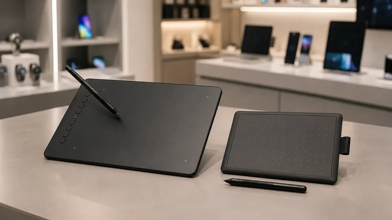 One by Wacom ou Deco 01 V3: mesa compacta ou mais área e atalhos