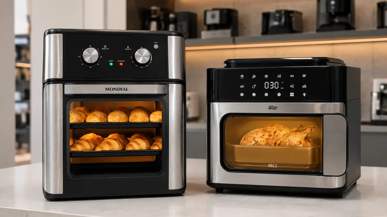 Mondial 12L ou WAP 16L: controle manual ou mais automação