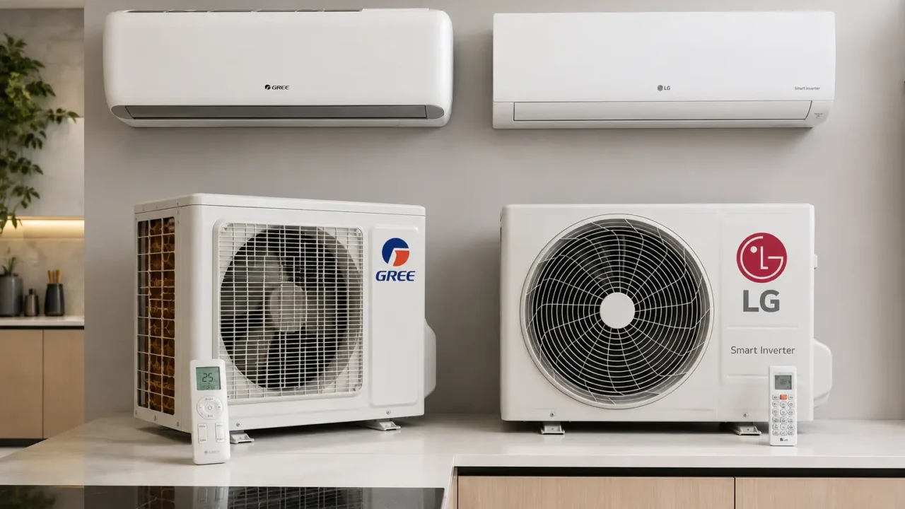 Gree 9.000 ou LG 12.000 BTUs: a escolha começa pelo ambiente