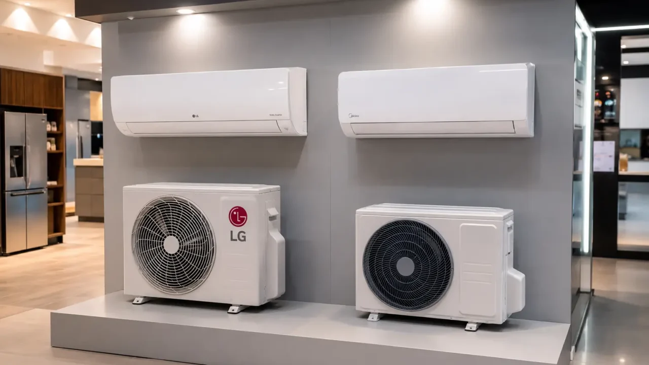 LG Dual Inverter ou Midea AI Ecomaster: a escolha está nos recursos