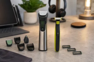 Série 9000 ou OneBlade: a escolha muda entre corpo e barba