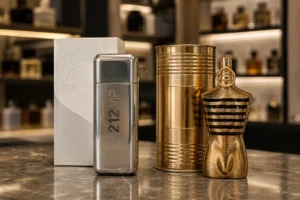 212 Vip Men ou Le Male Elixir: estilos diferentes de perfume masculino