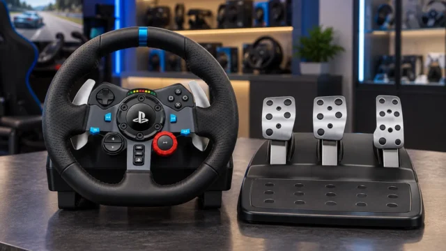 Logitech G29 em dois anúncios: o conteúdo do conjunto decide