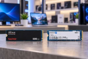 SanDisk 500GB ou Kingston NV3: a escolha começa pela interface