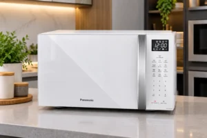 Panasonic 34L: branco ou inox pesa mais que a lista de funções