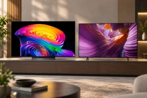 Na OLED de 55", Samsung S85F prioriza ecossistema; LG C6, jogos