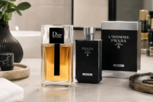 Dior Homme EDT ou Prada L'Homme Intense: a proposta pesa mais que a concentração