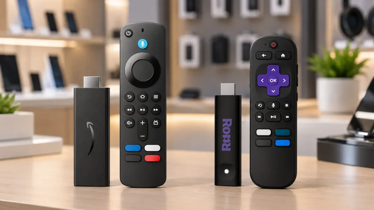 Fire TV Stick HD ou Roku 2025: Alexa ou controle unificado da TV