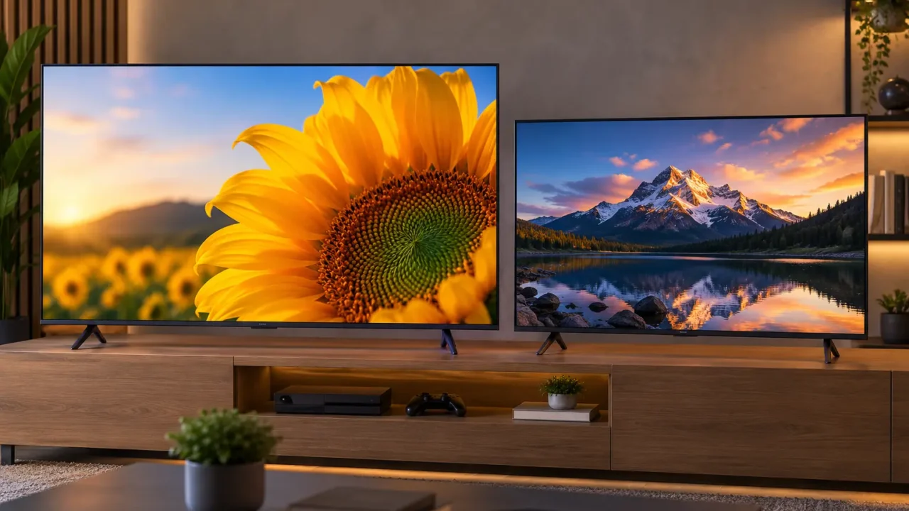 HQ QLED 75” ou TCL 55P8K: tela maior ou 144 Hz e Google TV