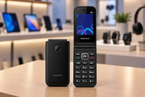 No celular flip 4G, visor externo e função modem separam os perfis
