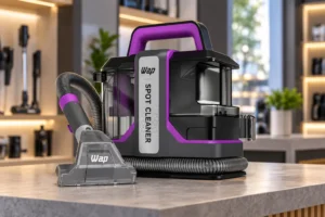 Spot Cleaner W3 foca autolimpeza; W2 separa água limpa e suja