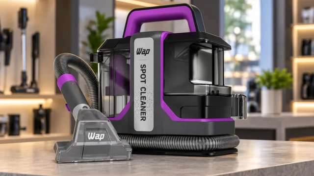 Spot Cleaner W3 foca autolimpeza; W2 separa água limpa e suja