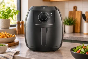Electrolux EAF50 é air fryer; Ninja Express Chop cumpre outra função