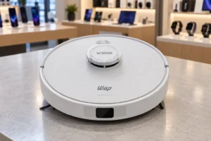 WAP W3000 fica no meio entre robô básico e base autolimpante