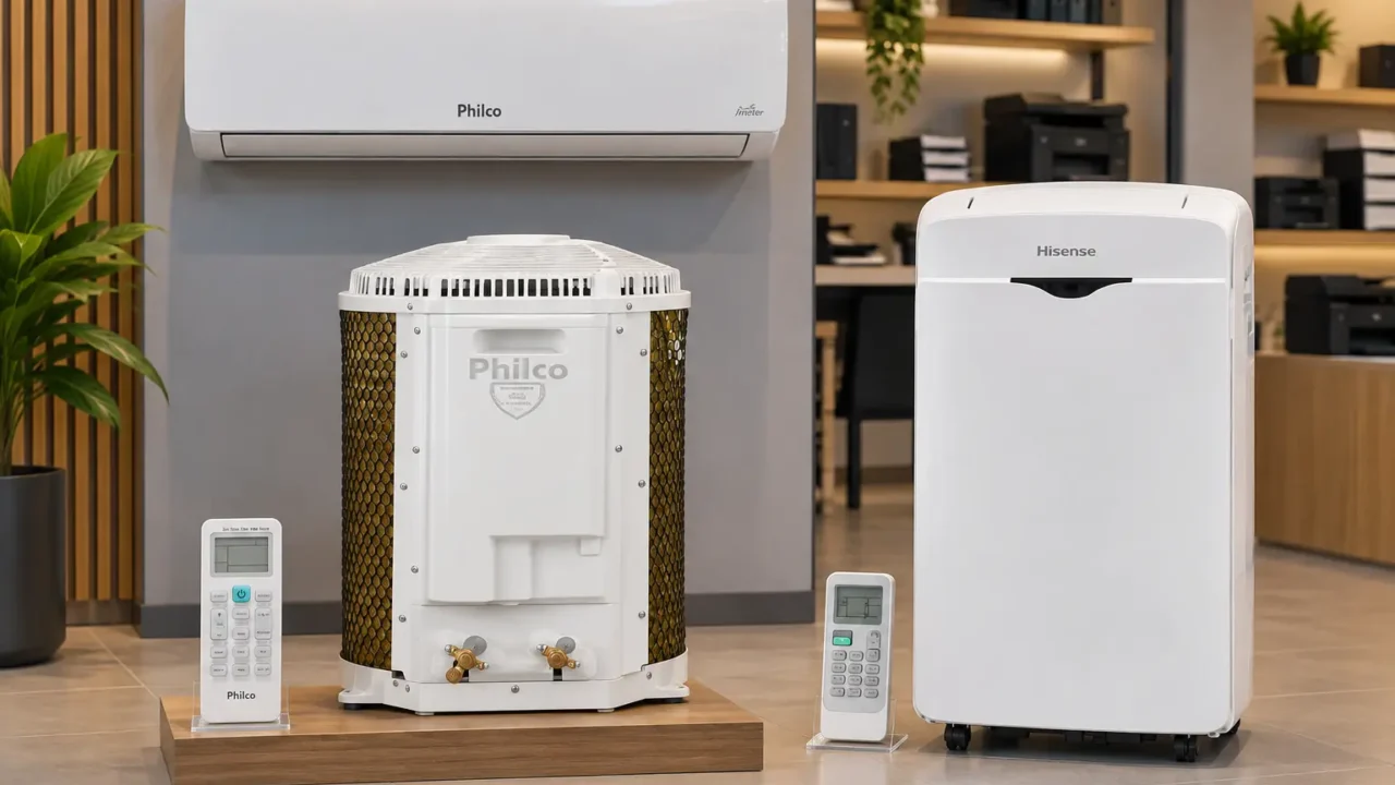 Philco PAC12FC ou Hisense portátil: a diferença está na instalação