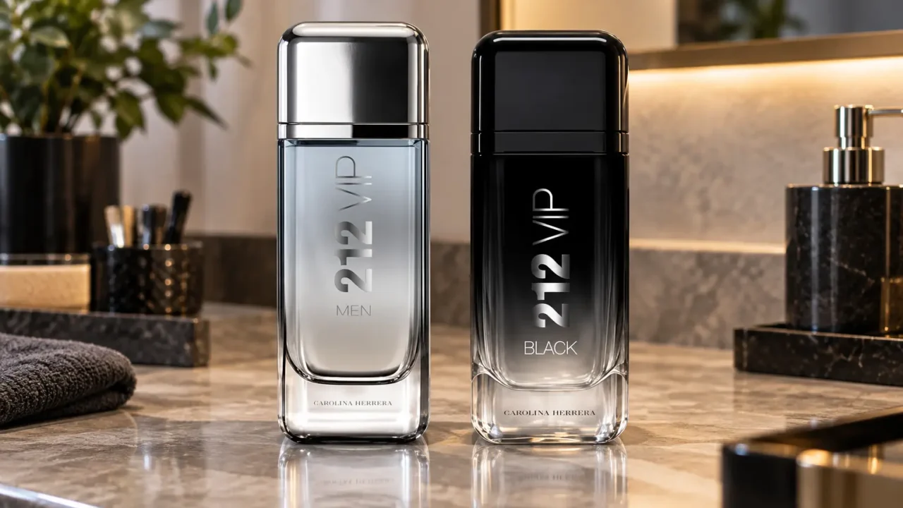212 VIP Men ou VIP Black: a diferença começa na concentração