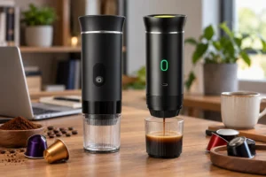 Cafeteira 3 em 1 ou USB: bebidas variadas ou uso sem fios