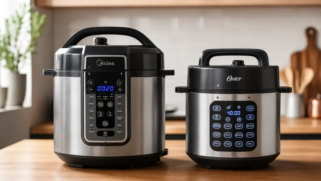 Midea 6 L ou Oster 5,7 L: mais controle ou automação no preparo
