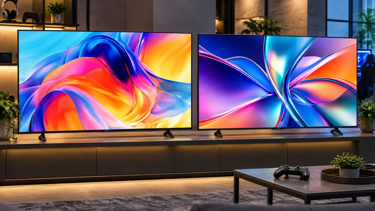 Hisense 65Q6QV ou Samsung M75H: Quantum Dot ou Mini LED na imagem