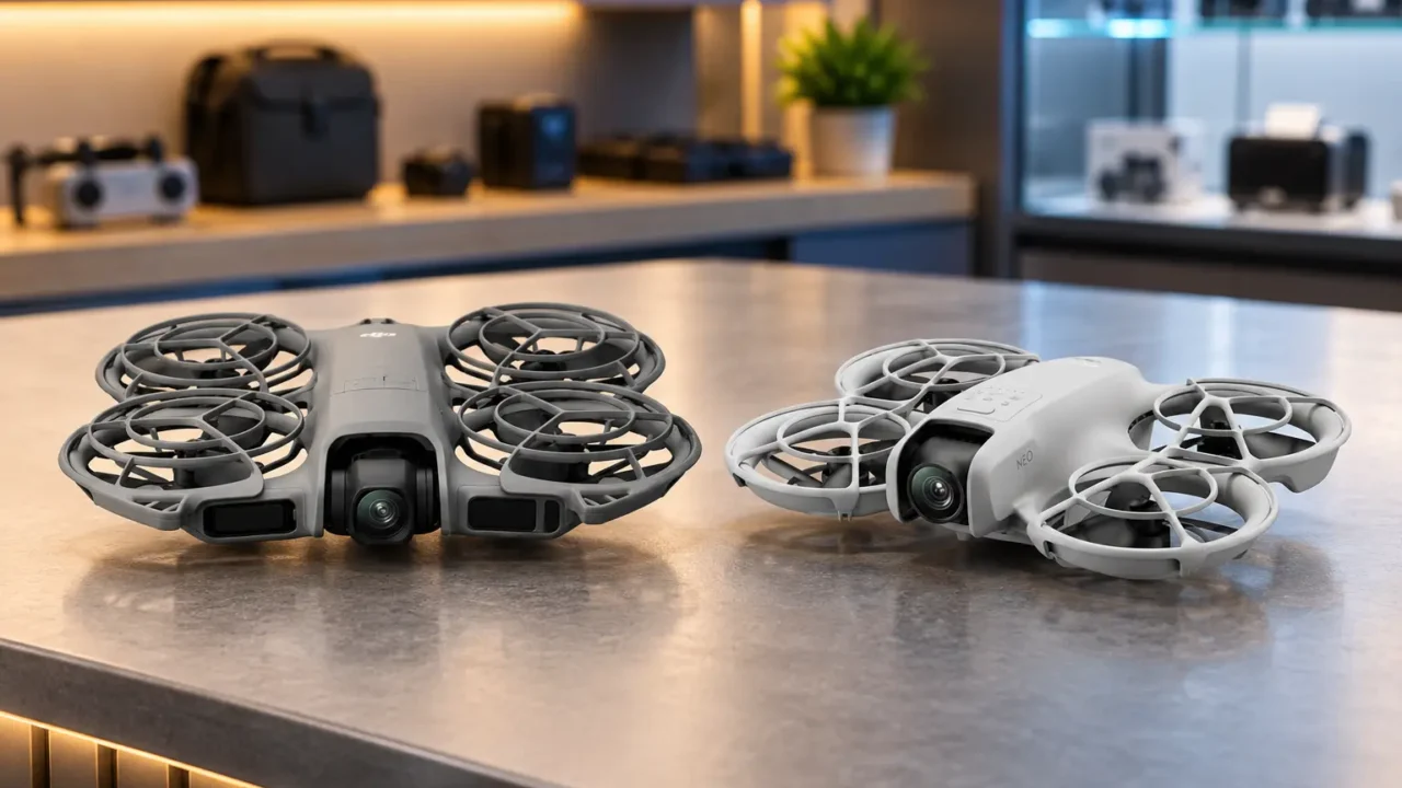 DJI Neo ou Neo 2: simplicidade ou mais câmera, rastreamento e controle