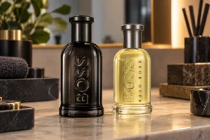 Boss Bottled Parfum ou EDT: concentração ou notas de maçã e canela