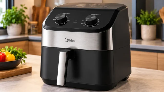 Midea 5,5L ou 8,5L: a diferença está no espaço do cesto
