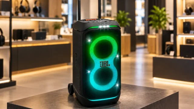 Na JBL PartyBox, 100 W, 160 W e 240 W mudam o porte da festa