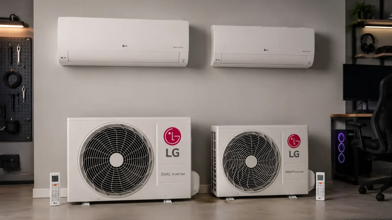 LG 18.000 ou 9.000 BTUs: capacidade e ciclo mudam a escolha