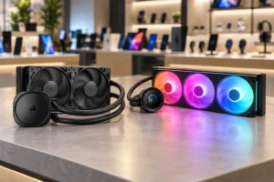 Corsair Nautilus 240 RS ou NZXT Kraken 360 RGB: espaço ou tela LCD