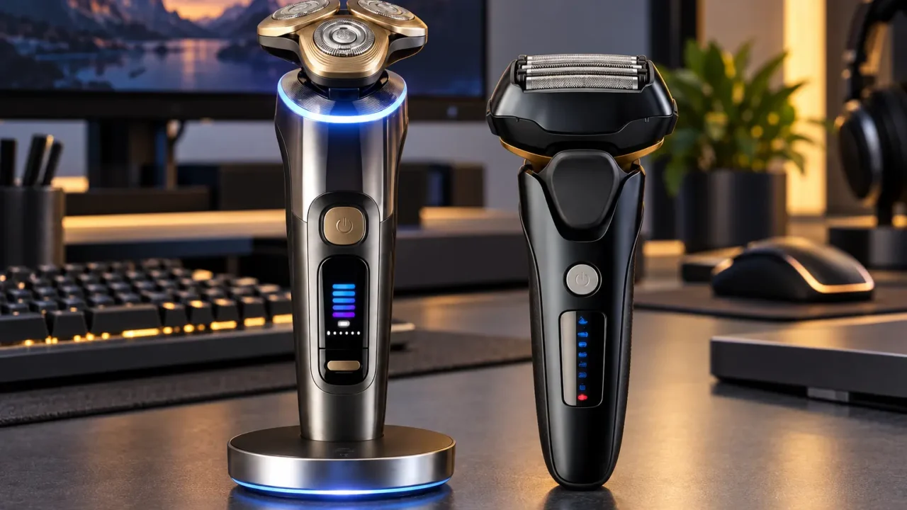 Philips i9000 ou Panasonic ARC5: SkinIQ ou cabeça 16D no uso diário