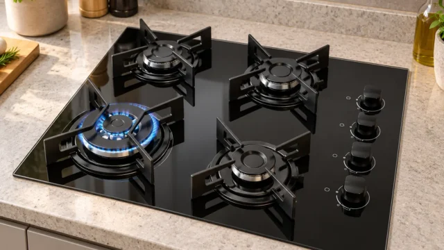 Tripla Chama de 3.700 W separa estes cooktops de 4 bocas