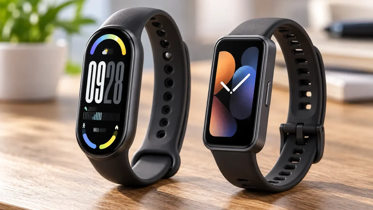 HUAWEI Band 10 ou Xiaomi Smart Band 10: leveza, tela ou autonomia