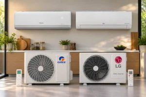 Gree 12.000 ou LG 9.000: capacidade contra quente e frio