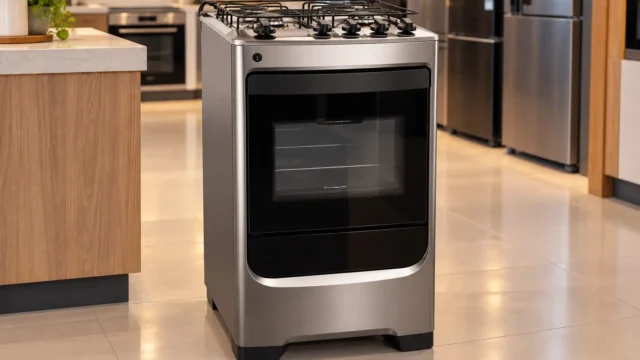 4 fogões 4 bocas se dividem entre mesa de vidro e inox