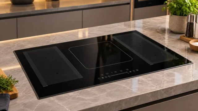 Cooktop de indução 4 ou 5 zonas: a Flex Zone amplia a área