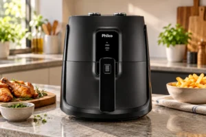 Philco PFR15PG 4,3L é compacta; a oven de 12L muda o preparo