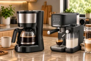Electrolux ECM10 ou ECM70: jarra de café ou espresso com leite
