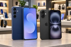 Galaxy S25 FE ou iPhone 16: IA e câmera tripla ou controles no iOS