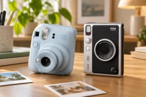 Instax Mini 12 ou Mini EVO: foto direta ou recursos digitais