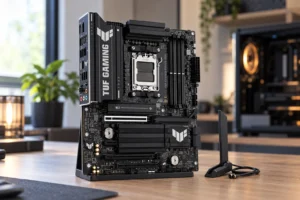 ASUS TUF B850 ou B550M AORUS: AM5 com DDR5 ou AM4 com DDR4
