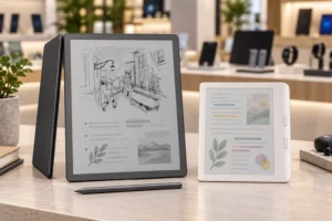 Kindle Scribe ou Kobo Libra Colour: escrita em 11" ou leitura colorida em 7"