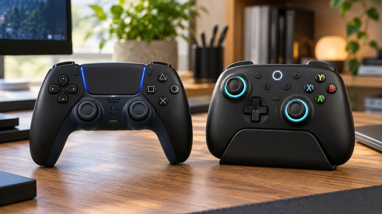 DualSense ou 8BitDo Ultimate 2: PS5, PC e Android separam os controles