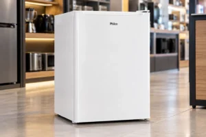 Frigobar Philco de 68L ou 47L: capacidade e porta reversível pesam