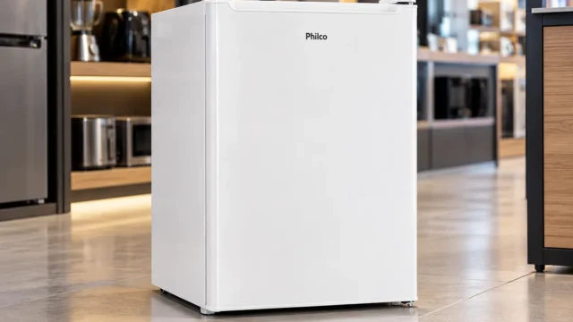 Frigobar Philco de 68L ou 47L: capacidade e porta reversível pesam