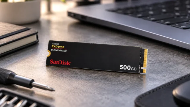 3 SSDs SanDisk de 500GB: SATA ou NVMe depende do conector